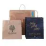 Custom printed kraft paper bags use your own logo, super large brown paper bags chinese manufacturer
