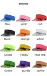 Wholesale summer sunvisor gorro uv viceras tennis pvc solar transparent visor clear brim solar sun visor hat