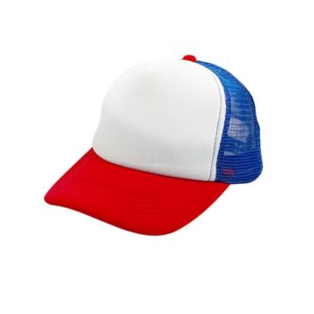 Custom embroidery logo 5 panel sublimation children foam mesh trucker hats baseball cap blank kids hat