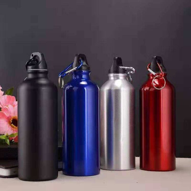 Customized cheap promotion water bottle with company logo outdoor sport aluminum or stainless steel water bottle for promotion