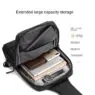 Men's multifunction anti-theft usb shoulder bag men bags shoulder crossbody travel sling chest bags pack messenger pack for male