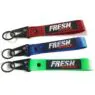 Custom logo colors wrist strap keychain lanyard red green short lanyard keychain for motorcycle brands