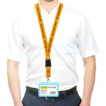 Economic custom retractable lanyards neck strap printed logo polyester sublimation id card badge holder lanyard