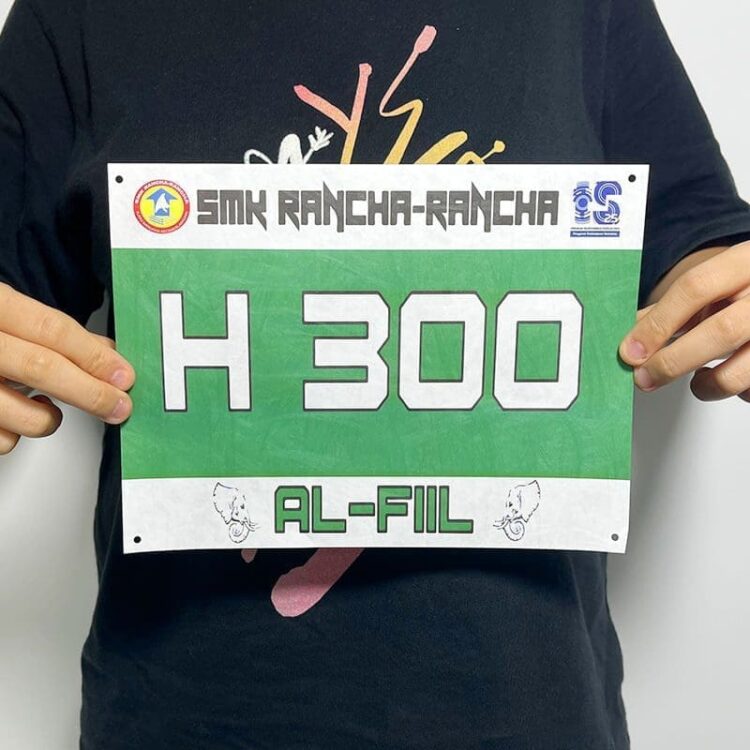 Free design new digital full color printing custom logo waterproof tyvek paper race bib numbers for marathon running