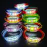 Hot selling led luminous silicone national flag bracelet for sports events