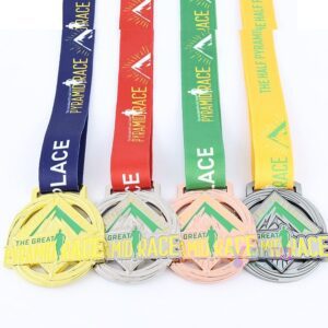 Medal manufacturer design custom metal fun running finish sports gold marathon medals