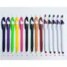 Popular custom logo promotional cheap plastic ball pen javelin ballpoint pens with full color logo