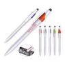 Oem simple stationery plastic metallic color stylus javelin ball pen for promotion gift personalized ballpoint pen