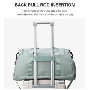 Custom logo men's women's gym bag wet dry bag handbag swimming shoulder strap weekend fitness training bag