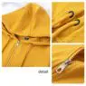 310gsm french terry custom embroidery logo men oversized hoodie plain zip up zip hoodie for man women