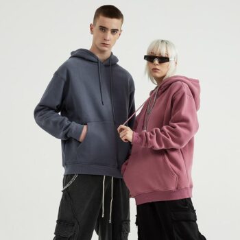 500gsm 100% cotton hoodies plus size pullover oversized big and tall hoodie print embroidery custom logo for unisex