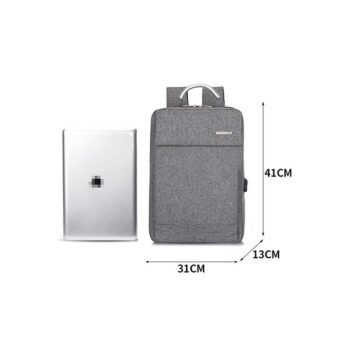 Logo custom durable business travel university school bag 18 inch student laptop backpack with usb