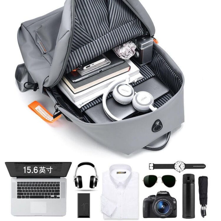 Waterproof travel school backpack bags for men durable oxford laptop backpack with usb charging port