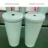 Stainless steel drinking cups coffee mug with lid double wall vacuum insulated tumbler with straw sippy cup