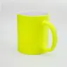 Custom branded 11 oz. neon mug with c-handle printed with your logo