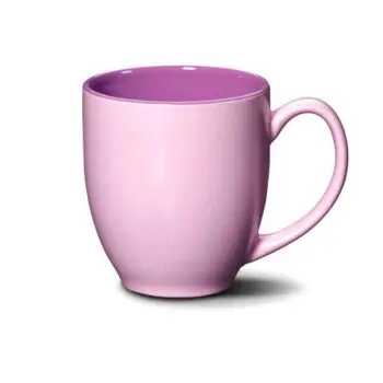 Custom16 oz alessa ceramic mugs bistro ceramic coffee mug maroon color stoneware 450ml coffee mug