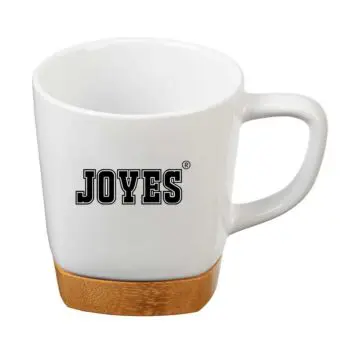 Creative custom oem odm removable bamboo coaster 11 oz. ceramic mug formosa coffee mug