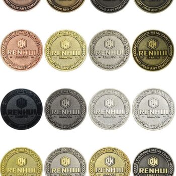 Ceramic logo custom stoneware copper medallion matte black mug