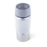 New design thermos stainless steel coffee travel mug with non-slip silicone sleeve&leakproof lid, vacuum mug for coffee&tea