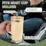 New arrival 24oz clear frosted sublimation glass tumbler with handle coffee beer mug cup with bamboo lids and plastic straw