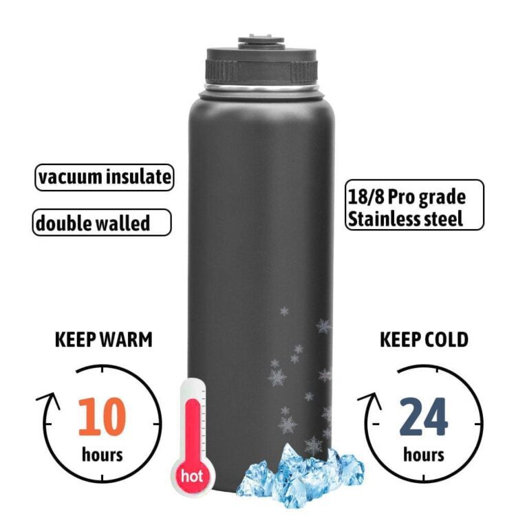 Custom eco friendly 12oz 16oz 18oz 32oz stainless steel tumbler drinking water bottle double wall vacuum flask thermal