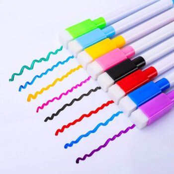 Magnetic dry wipe pens dry erase markers with eraser cap low odor fine tip whiteboard pens