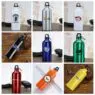 Customized low price promotion water bottle logo outdoor sport aluminium bottle water bottle with print logo for promotion gift