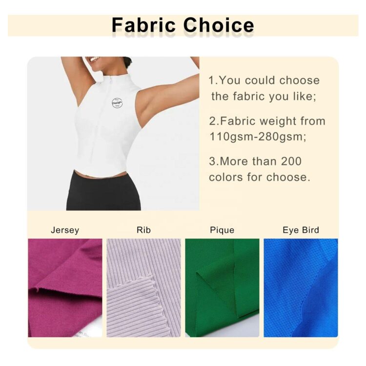 White high quality cotton/spandex tight fit wholesale sportswear solid color custom puff printing causal tank tops women