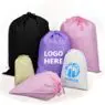 Personalized gift non-woven buggy bag shoe bag with custom printed logo