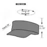 Wholesale summer sunvisor gorro uv viceras tennis pvc solar transparent visor clear brim solar sun visor hat