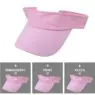 Wholesale custom logo summer sunvisor viceras deportiva para el sol viseira unsex visor cap sport sun visors hat