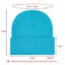 Candy 60 colors beanies manufacturer custom logo embroidery winter knit hats beanie