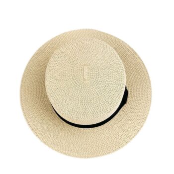 Outdoor women men unisex spring summer breathable sun straw braid floppy fedora beach panama cap straw hats