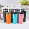 Sus304 double walled food grade 30oz mug vacuum insulated stainless steel tumblers travel 20oz coffee mug with handle