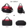Women's large capacity men's sports bag waterproof weekend sac voyage women's messenger bag wet and dry fashion travel bag
