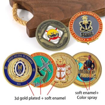 Made your own design zinc alloy metal coin 3d sport souvenir enamel challenge coins
