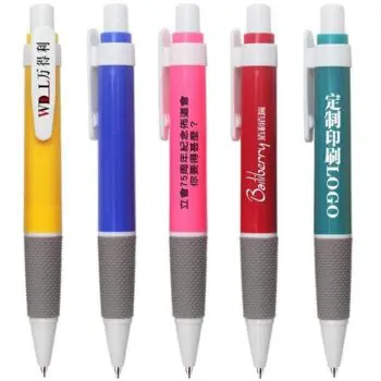 Personalized promotional color plastic pen giveaway gift pen cheap logo custom pens