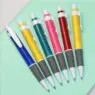 Personalized promotional color plastic pen giveaway gift pen cheap logo custom pens