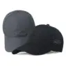 Oem custom 6 panels water resistant laser cut drilled hole baseball cap