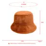 Outdoor warm winter high quality soft furry fisherman cap winter cow faux fur fluffy bucket hats