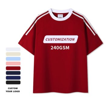100%cotton men's t-shirts blank oversized tshirt streetwear logo print custom t shirt for men