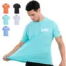 Sports comfort breathrable workout t shirts sports basic plain t shirt custom design mens tee shirts