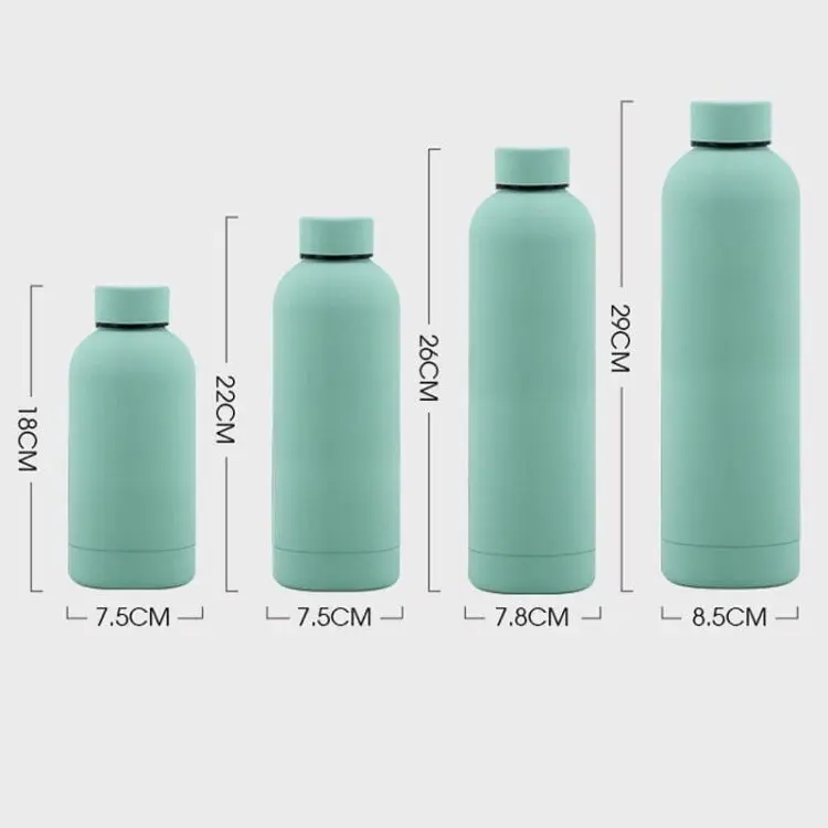 Customized logo 500 ml thermal vacuum gym double wall custom insulated drink water bottle stainless steel