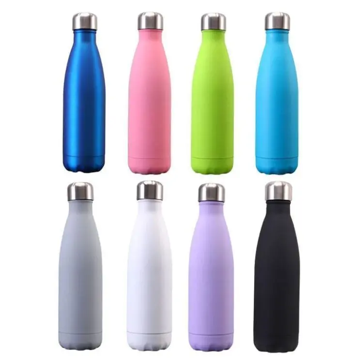 Stainless steel water bottle insulated drinking travel sports water bottle thermos metal bottle