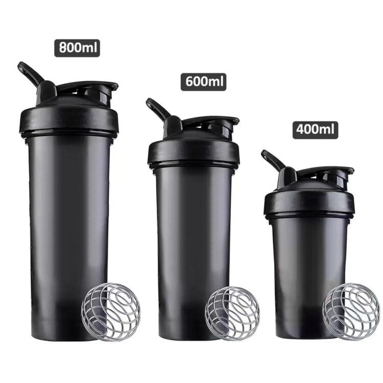 Customized shaker water bottle blender shaker bottle custom gym protein bottles print logo sport plastic bpa free promotion