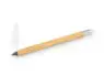Customized logo eco friendly bamboo wood infinity inkless pen and pencil for students with cap and eraser