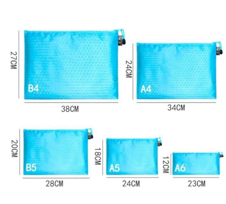 A4 felt document bag business briefcase oxford file folder with zipper lamination pouches a4 promotion file holder