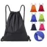 Strap pocket with drawstring simple backpack for men and women's sports and fitness lightweight basketball bag oxford zipper bag