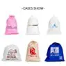 Personalized gift non-woven buggy bag shoe bag with custom printed logo