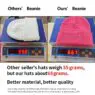 Candy 60 colors beanies manufacturer custom logo embroidery winter knit hats beanie